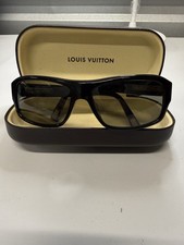 LOUIS VUITTON LV Sunglasses Z0277E Black/Silver Men w/COA  Case