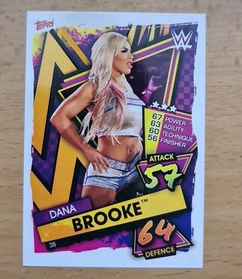 WWE Karte DANA BROOKE Topps Slam Attax 2021 Card Wrestling Diva TNA # 38
