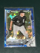 2021 Bowman Draft Chrome SAPPHIRE Wes Kath