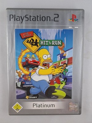 PS2 The Simpsons Hit & Run !!LEERHÜLLE!!! Spiel DEFEKT Sony Playstation