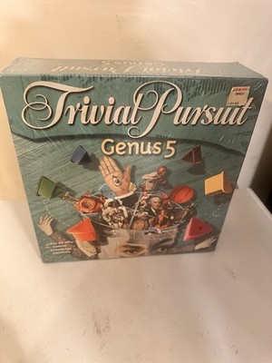 Trivial Pursuit Board Game: Genus 5 Edition, Hasbro - Circa 2000 (New Sealed)