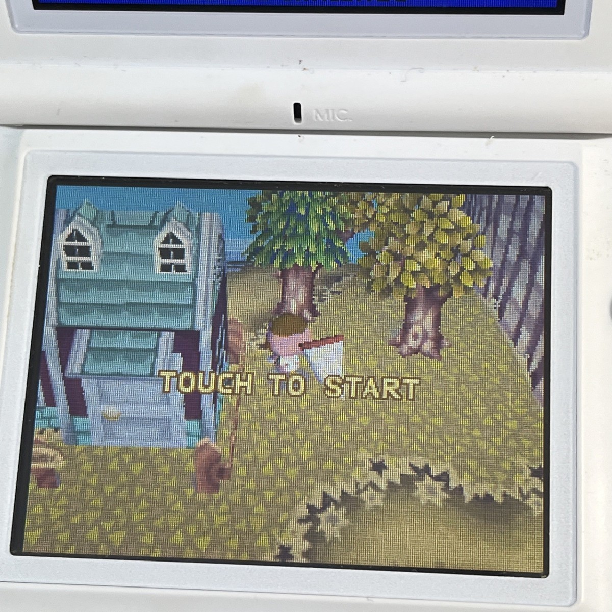 Nintendo DS Lite White Handheld System w/ animal crossing wild