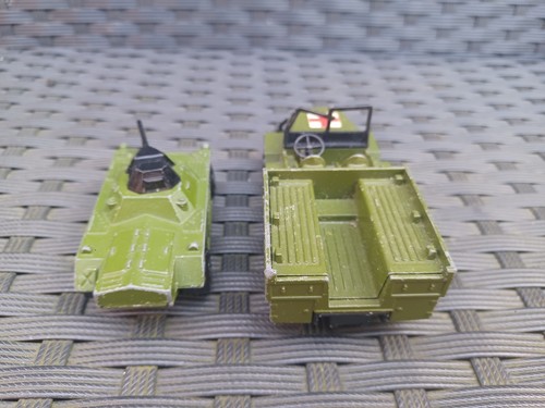 Vintage Matchbox die cast military vehicles bundle King Tiger DAF Ambulance - Afbeelding 17 van 24