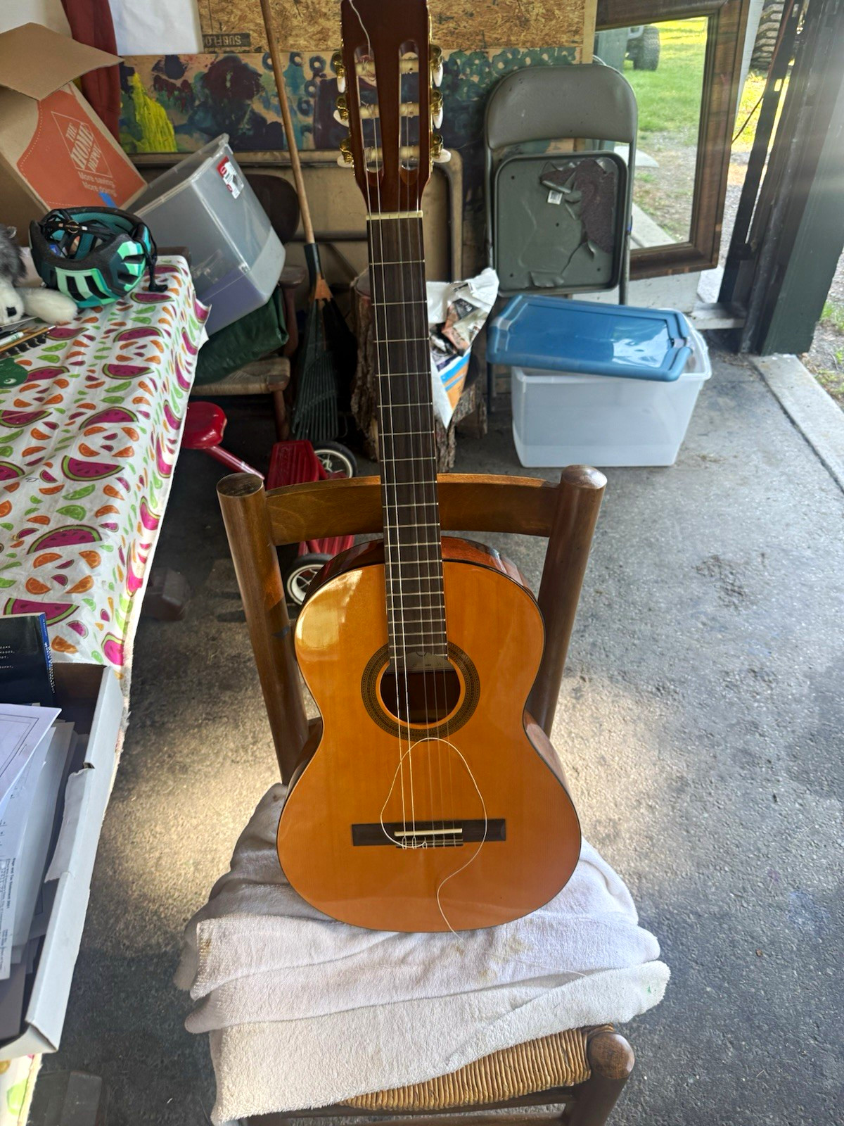 Tejeda C-38 4/4 Classical Guitar Natural 6-String Right-Handed w/ Gig Bag
