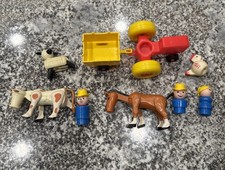 Vintage 1967 Fisher Price Little People Family Play Farm Barn Replacement Pieces