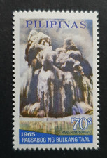 Filipinas Pilipinas 1968 Asia Taal volcán erupción en muy buen estado casi nuevo