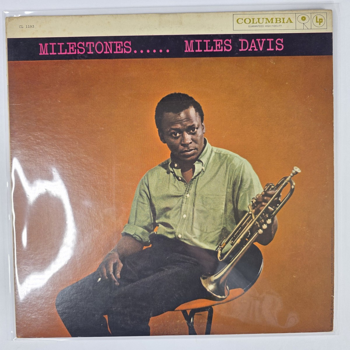 Miles Davis - Milestones LP Vinyl Record CL 1193 Columbia 1958