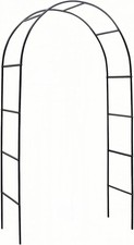 Garden Arch Outdoor Flower Garden Arch Trellis Sturdy Steel Arbor for Climbing
