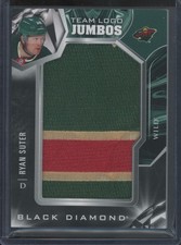 2022-23 Upper Deck Black Diamond Hockey Ryan Suter #TL-RS Team Logo Jumbo Relic