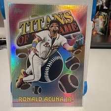 2026 Topps Series 1 Ronald Acuna Jr #TOG-7 Titans Of The Game ~ Atlanta Braves