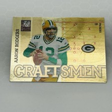 Aaron Rodgers 2011 Donruss Elite Gold #/999 Craftsmen Insert Packers Steelers