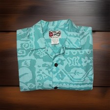 Hilo Hattie The Hawaiian Original Shirt Men  s Large Flower Floral Made In Hawaii