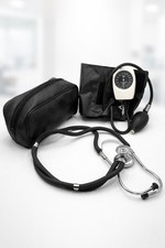 Welch Allyn Tycos Adulto BP Brazalete + Juego de Estetoscopio con Estuche Equipo Médico