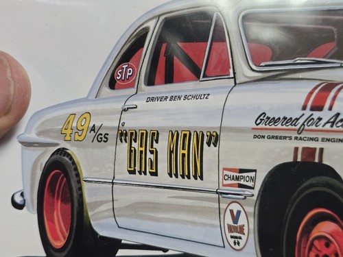 AMT 1/25 1949 Ford Coupe The Gas Man Retro Deluxe Customizing Kit – New Sealed - Picture 2 of 4