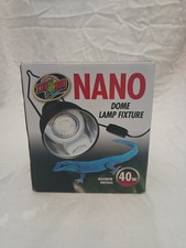 Zoo Med Nano Dome Lamp Fixture 40 W, 4" Diameter New