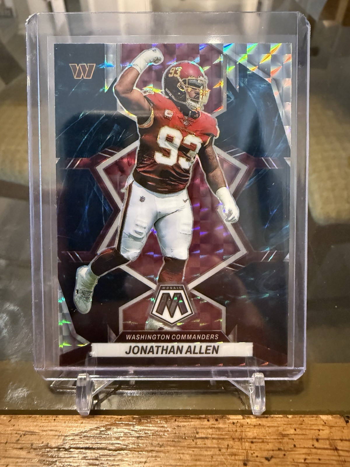 2022 Panini Mosaic Jonathan Allen Genesis Case Hit SP