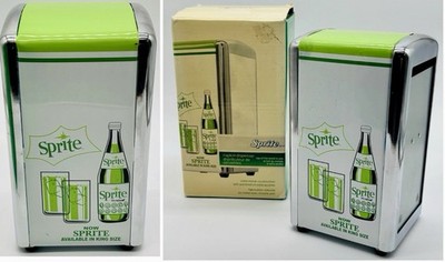 Tablecraft Repro Sprite 50's Diner Style Metal Napkin Dispenser Coca-Cola ~New 
