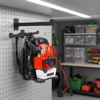 Multi-Purpose Metal Blower Hanger - 250lb Capacity Tool Storage Solution