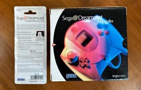 Saga Dreamcast Controller & Visual Memory Unit Never Opened In Original Box
