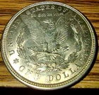 Last Year 1921 Morgan Silver Dollar-AU or Better 90% US Coin Uncleaned