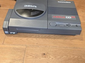 Commodore Amiga CD32 Gaming Console + TVI Modem Remote, Controller  WORKS!