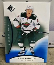 2025-26 SP Hockey Kirill Kaprizov #21 Minnesota Wild BLUE
