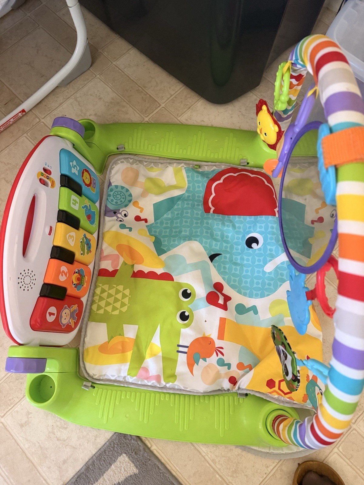 3-in-1 Baby Play Mat with Detachable Piano