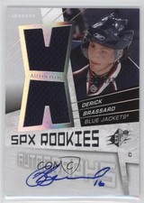 2008-09 SPx Rookies Auto Jerseys 81/999 Derick Brassard #162 Auto 2o7