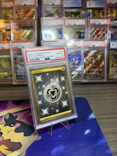 PSA 10 Pokémon Evolving Skies Metal Energy 237/203 Gold Hyper Rare