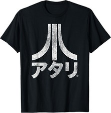 Atari Vintage Japanese Kanji Logo Retro Video Game T-Shirt