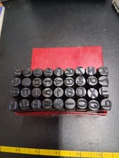 Pittsburgh 36Pcs 3/8" High Carbon Steel Metal Punch Letter Number Stamping Set