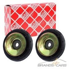 2x FEBI FEDERBEINSTÜTZLAGER VORNE BEIDSEITIG FÜR VW PASSAT 35I 88-93 VENTO 91-95