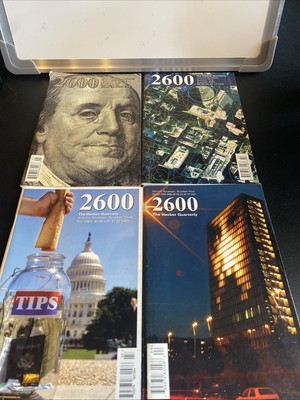 2600 The Hacker Quarterly Volume 19 Number 1-4 Full Set 2002