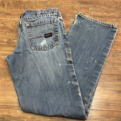 Ariat FR Jeans Mens 29x32 Blue M4 Cat 2 2112 Relaxed Boot Workwear Medium Wash