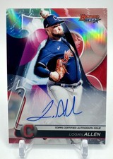 2020 Bowman's Best #B20-LA Logan Allen Best of 2020 Autographs Refractor