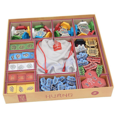 Folded Space Box Insert: Color: Huang