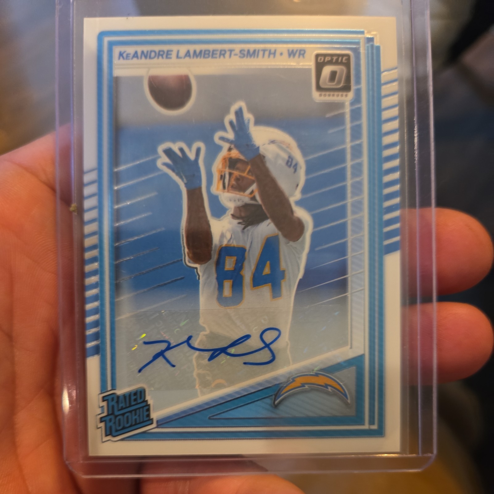 2025 Panini Donruss Optic Keandre Lambert-Smith Rated Rookie Auto 84/350 #271