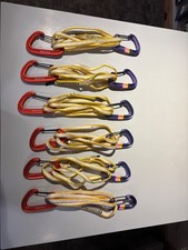NEVER USED; 6 Alpine Quickdraws; Black Diamond Hotwire; Dyneema Sling; Climbing