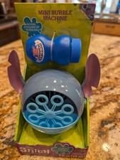 Disney Stitch Mini Bubble Machine with 2 fl oz Bubble Solution