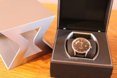 Edox Les Vauberts Day Date 83007-3-NIN Mens Swiss Made Automatic Watch
