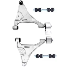 4Pcs For 2004-11 Cadillac Buick Lucerne Lower Control Arms Ball Joints Sway Bars