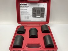 Used 52 Oem Tools 27174 12 Drive 5-piece Spindle Nut Locknut Axle Socket Set Used 52 Oem Tools 27174 12 Drive 5-piece Spindle Nut Locknut Axle Socket Set