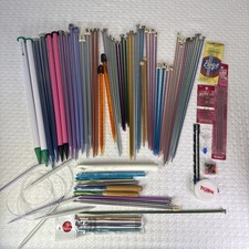 Large Lot Vintage  Modern Knitting Needles Crochet Hooks   Susan Bates, Boye