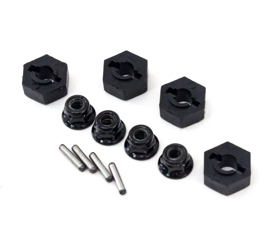 Redcat Dukono PRO 12mm Hex Hubs Nuts and Pins 02100 08027 70129 - Image 2 of 2