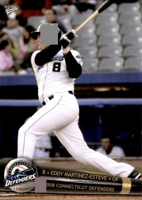 2008 Connecticut Defenders Multi-Ad 8 Eddy Martinez-Esteve Miami Florida FL Card