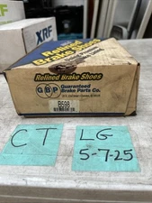 Guaranteed Brake Parts B598 Relined Brake Shoes