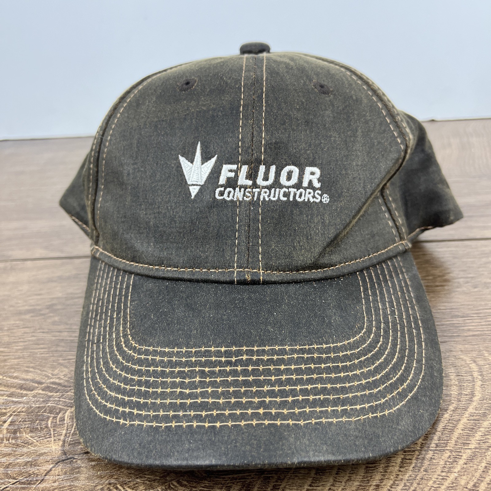Flour Constructors Hat Gray Adjustable Flour Adju… - image 1