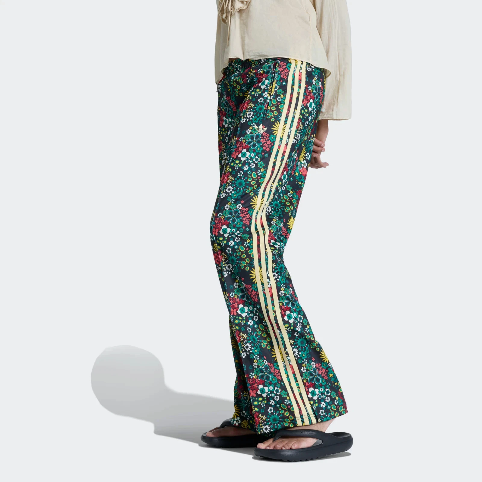 adidas Originals Women's LIBERTY LONDON FIREBIRD Tracksuit Bottoms Green/Multi