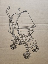 NEW Red Lightweight Stroller Smooth Ride, Compact Fold, Position Recline, Canopy