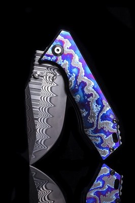 Something Obscene J-Cape V3.5, neu, Damasteel Damacore, Chad Nichols Zirkuti